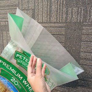 Color personalizado 25kg Polipropileno (PP) Sacos tejidos Bolsas de embalaje para harina de arroz Trigo Frijoles Fertilizante <span class=keywords><strong>Semillas</strong></span> y piensos - Product Image 2