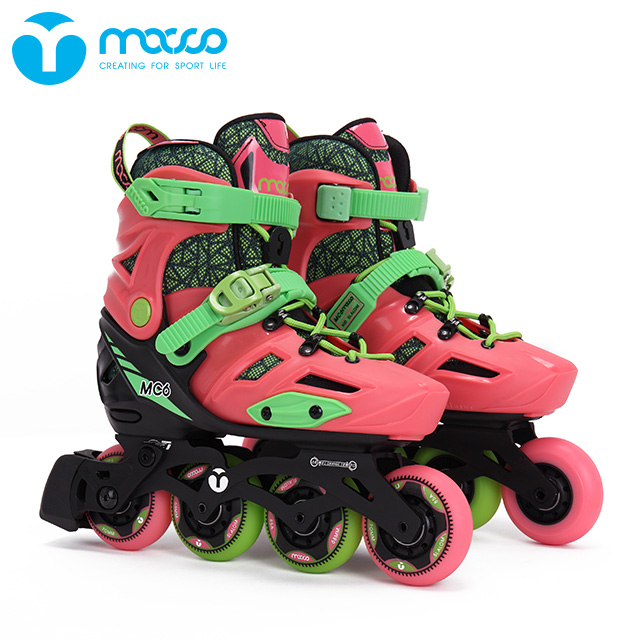 Macco девочкам и мальчикам Регулируемый подшипники для роликовых Инлайн коньков для От 3 до 10 лет дети Спорт на открытом воздухе