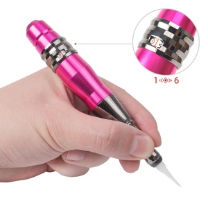 Máquina de micropigmentación en polvo para tatuaje, pluma de maquillaje semipermanente, Microblading Machine Eyebrow Lip Tattoo Machine Swiss Motor Pen Gun - Product Image 3