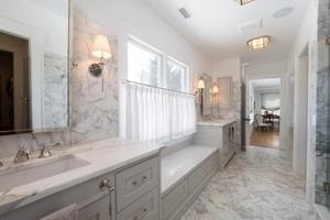 Mặt Bàn Bếp Bằng Đá Trắng Tự Nhiên, Mặt Bàn Bằng Đá Cẩm Thạch, Mặt Bàn Trang Điểm - Product Image 4