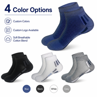 Calcetines Deportivos de Baloncesto Transpirables de Algodón Personalizados, Fabricante OEM, Venta al Por Mayor, Calcetines de Tobillo para Hombre para Uso Diario