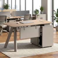 Bureau d'ordinateur en bois moderne et classique, avec tiroir réglable, table de travail de bureau durable, pour usage domestique et professionnel, vente en gros