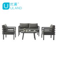 Offre spéciale Uland usine, canapé extérieur avec jardin, terrasse d'hôtel, canapé extérieur en aluminium avec balcon de villa