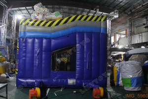 Combo de tobogán inflable de castillo hinchable de Doctor en ciencias comercial para niños para diversión infantil - Product Image 4