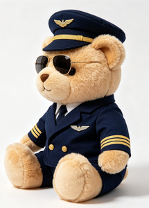 Oso <span class=keywords><strong>de</strong></span> Peluche Piloto OEM ODM Directo <span class=keywords><strong>de</strong></span> Fábrica, Juguete <span class=keywords><strong>de</strong></span> Peluche con Logotipo Personalizado, Muñeco <span class=keywords><strong>de</strong></span> Peluche Suave <span class=keywords><strong>de</strong></span> <span class=keywords><strong>Capitán</strong></span> para Regalo o Decoración - Product Image 5
