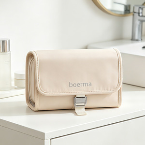 Sac de voyage et trousse de toilette 2-en-1 en nylon, personnalisable, nouvelle collection été 2026, imperméable, pliable et lavable - Product Image 3