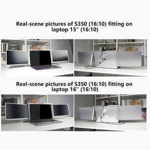 Extensor de Monitor de Pantalla Dual para Computadoras Portátiles, Pantalla Completa HD 1080P, Panel IPS Tipo LCD, Diseño Plegable y Apilable para <span class=keywords><strong>Mac</strong></span> y Windows - Product Image 6
