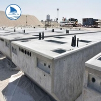 Pontons flottants en béton durables à vendre