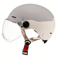 Casques de moto demi-face personnalisés pour scooter électrique, cyclomoteur et vélo – Casque de moto ouvert pour hommes et femmes