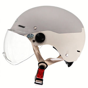 Casques de moto demi-face personnalisés pour scooter électrique, cyclomoteur et vélo – <span class=keywords><strong>Casque</strong></span> de moto ouvert pour hommes et femmes - Product Image 5