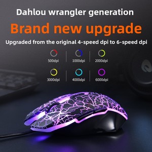 Dareu EM915 Wired <span class=keywords><strong>Gaming</strong></span> Mouse E-Sport Maus Laptop Makro Programmierung Spiele bene Custom ized Engine Bright Moon White Edition - Product Image 5