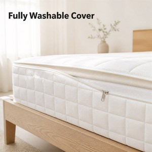 Colchón Totalmente Desmontable de 22 cm con Muelles Ensacados, Sin Pegamento, Acolchado de Yute Extraíble, Más Firme, para Dormitorio - Product Image 4