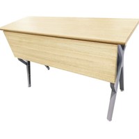 Tables de conférence longues en PVC, modernes et minimalistes, librement combinables, avec chaises pour la formation des employés, bureau, salle d'étude, bureaux doubles