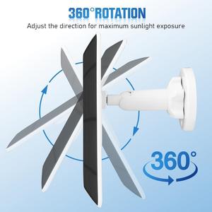 BUHESHUI 6W <span class=keywords><strong>Panneau</strong></span> <span class=keywords><strong>Solaire</strong></span> Caméra de Surveillance Sonnette Surveillance <span class=keywords><strong>Arlo</strong></span> Anneau Eufy Blink <span class=keywords><strong>Panneau</strong></span> de Charge <span class=keywords><strong>Solaire</strong></span> - Product Image 6