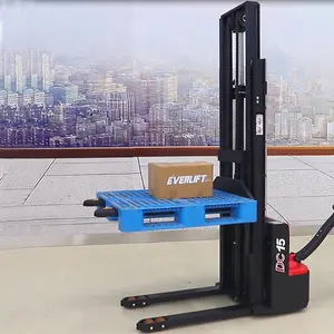 Everlift walkie Stacker listrik sepenuhnya ELES-15J 1500kg kapasitas penumpuk palet listrik 1.5T