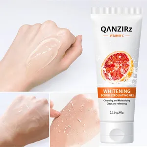 Gel Scrub Wajah Vitamin C Trade Blood Peeling Pengangkat Sel Kulit Mati Penghilang Komedo Gel Pengelupas Kulit Perawatan Kulit Korea - Product Image 3