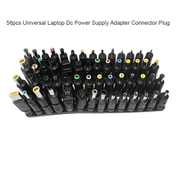 56 pièces adaptateur universel pour ordinateur portable connecteur d'adaptateur d'alimentation cc 5.5x2.1mm femelle vers ordinateur portable Ac Dc Jack prises pour Asu s Lenovo