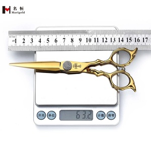 Customizable 440C Stainless Steel 6 Inch Sharp Blade Tip Hair <strong>Scissors</strong> Professional Barber Salon Hairdressing Set - Product Image 4