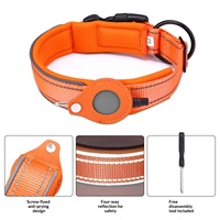 Collier de suivi et de positionnement anti-perte pour animaux de compagnie, portable, avec boucle de sécurité, facile à porter, sans pression sur le cou, sans glissement, vente directe usine