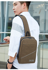Wholesale Hiking Travel Sling <b>Shoulder</b> <b>Bag</b> Waterproof <b>Nylon</b> Sports Chest <b>Shoulder</b> <b>Bag</b> Unisex Custom Sling <b>Bags</b> - Product Image 6