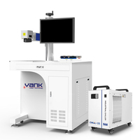 Machine de marquage laser UV de bureau 10W 355nm, marqueur haute précision pour la gravure sur plastique, verre, métal et non-métal