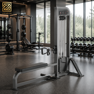 ZY Machine de Rame Assise Sélectée à Poids, Équipement de Gym Commercial à Charge par Broches, Appareil d'Entraînement Horizontal pour le Dos, Renforcement Musculaire - Product Image 1