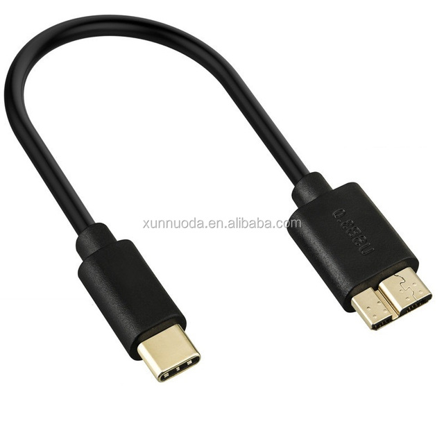 USB 3.1 Type C to Micro USB 3.0 Type B Cable for HDD/SSD