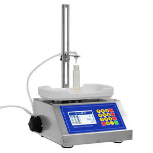 Petite pompe péristaltique, machine de remplissage par pesage M90, haute précision 0,5-10g pour colle, huile, parfum, liquide - Product Image 1