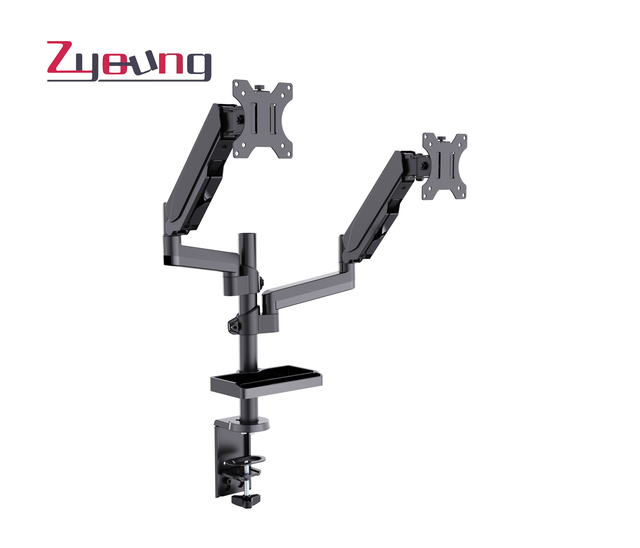 Laptop and Monitor Stand Adjustable Monitor Desk Mount Gas Spring Dual Monitor Holder Laptop Mount Arm