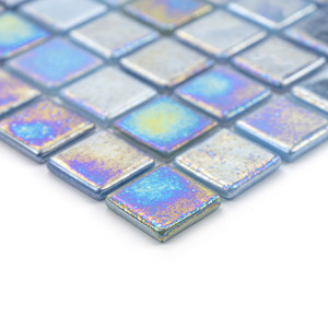 Piastrella in Vetro Mosaico Acquaris Sahe 30x30 Cm Finitura Iridescente per Decorazione Pareti e Pavimenti - Product Image 3