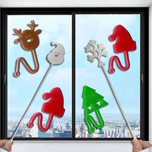 ของเล่นมือเหนียวรูปเกล็ดหิมะธีมคริสต์มาส ทำจากเจล TPR นุ่ม ยืดหยุ่นได้ - Product Image 3