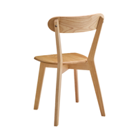 Chaise en bois la moins chère, chaise de salle à manger en bois de caoutchouc, chaises de salle à manger