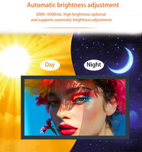 Nuevo 4000 Nits ultra delgado 55 pulgadas montaje en pared impermeable Android reproductor de vídeo al aire libre Lcd pantalla reproductor de señalización Digital - Product Image 3