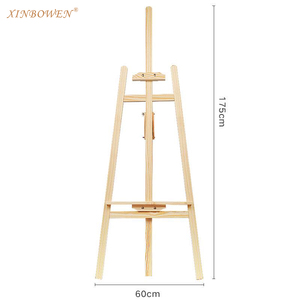 Xinbowen 175厘米木制画架落地画架可调高度艺术家画架，用于绘画展示