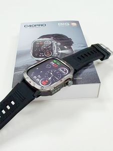 Nouvelle montre connectée C40pro 2025 avec écran tactile intégral de 2,2 pouces, étanche, appels Bluetooth, suivi d'activité pour homme, LED extérieure - Product Image 5