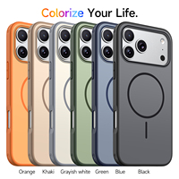 Étui de téléphone antichoc à chargement sans fil pour iPhone 18 17 16 15 14 13, accessoires de luxe pour téléphones mobiles Samsung S26 A57 A56 A55