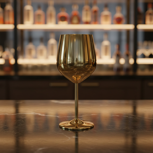 Wholesale Stainless Steel Classic Wine Glass Cocktail bar Utensils Party Table <strong>Top</strong> Decorative Beverage Utensils Wedding Wine - Product Image 1