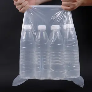 PE Plastic New Material Supermarket Shopping Poly Flat Bag Plastic Produce Bag On A Roll 100pcs