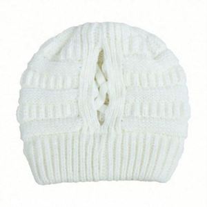 Orejeras Deportivas Unisex Versátiles, Gorro de Punto Acrílico con Estampado Digital, Parte Trasera Abierta, Multicolor, para Otoño e Invierno - Product Image 6