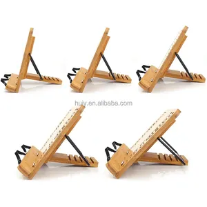 Factory Customized Portable Adjustable Wood Book Stand For Reading