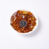 Glassand, bernsteinfarben, 3-12 mm, dekoratives Glasgranulat für Terrazzo, harzgebundene Pflasterung und Landschaftsgestaltung