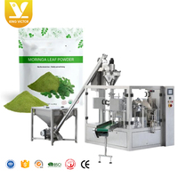 Kv automatique 100g 200g Ziplock sac bio Moringa poudre 7oz sac debout sac poivre poudre machine de remplissage et d'emballage