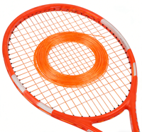 Cordage de tennis ALPHA, polyester 17 gauge, 200 m, durable, 50-60 LBS, contrôle de puissance