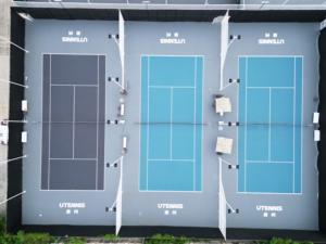 Pista de Pádel Panorámica para Exteriores con Certificación CE Premium, Iluminación LED de Vidrio Templado, Construcción de Acero Inoxidable y PE, Galvanizado en Caliente - Product Image 3