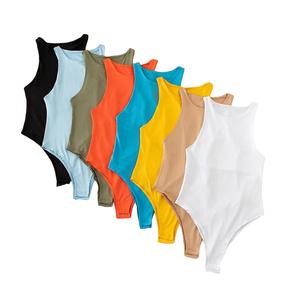 ชุดบิกินี่แบบชิ้นเดียวสำหรับผู้หญิงไซส์พลัสสไตล์ยุโรปอเมริกัน รุ่น Champs Elysees ผลิตจากผ้าสแปนเด็กซ์/ไนลอน ระบายอากาศได้ดี แบบไร้สายด้านหลัง สีพื้น - Product Image 2