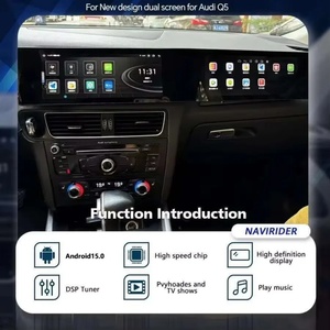 Écran incurvé 3D de 21 pouces pour Audi Q5 2009 - 2017, autoradio Android 15, navigation GPS, lecteur multimédia vidéo, CarPlay automatique - Product Image 2