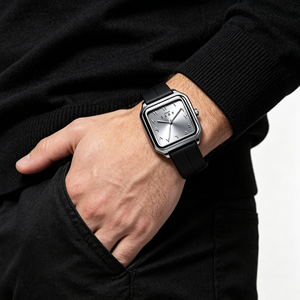 SABR Arabisches Zifferblatt 3ATM Wasserdichte Quarz-Uhr Magnetisches Silikonarmband Muslimische <span class=keywords><strong>SABAR</strong></span> Arabische Quadratische Damen- und Herrenuhr - Product Image 5
