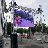 Écran LED géant d'extérieur P3 P4 étanche à l'eau, mur vidéo LED à épissure sans soudure, location d'écran LED pour scène, mariage mobile