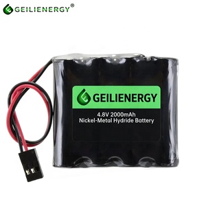 Batterie NiMH GEILIENERGY 4.8V 2000mAh pour RC - Batterie rechargeable haute capacité pour avions, voitures et bateaux RC - Product Image 2