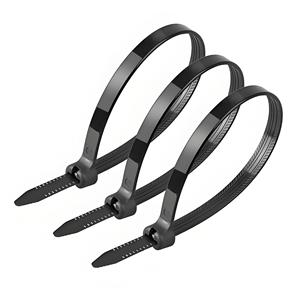 علاقات سحاب نايلون بحرية مع إدراج فولاذ مقاوم للصدأ من خلال لسان معدني للسفن - Product Image 5